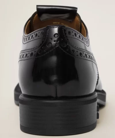Miu Miu Church's X Miu Miu Brushed Leather Oxford Brogue Shoes - Image 3