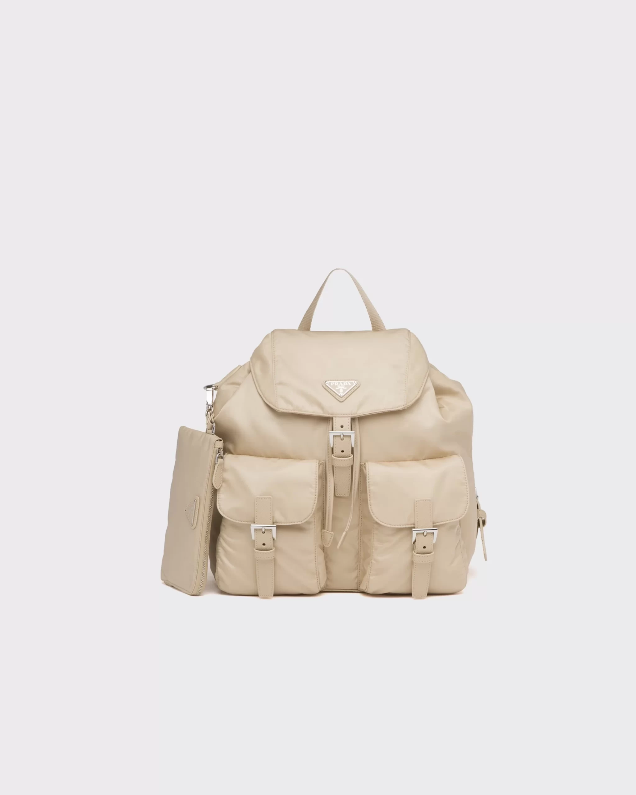 Prada Re-Nylon medium Backpack With Pouch