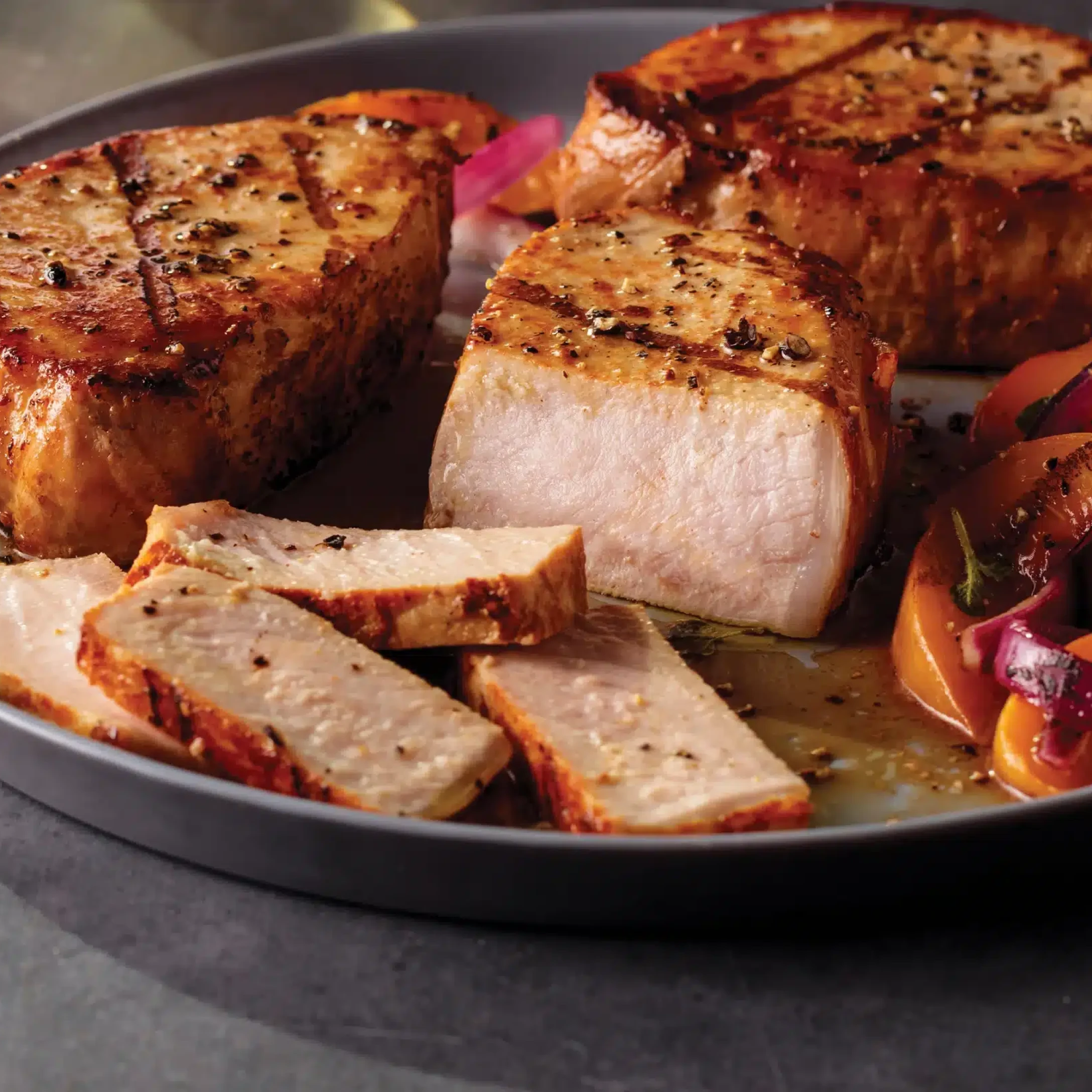 Alternative view of Pork Rib Eye Chops, Raised w/o Antibiotics