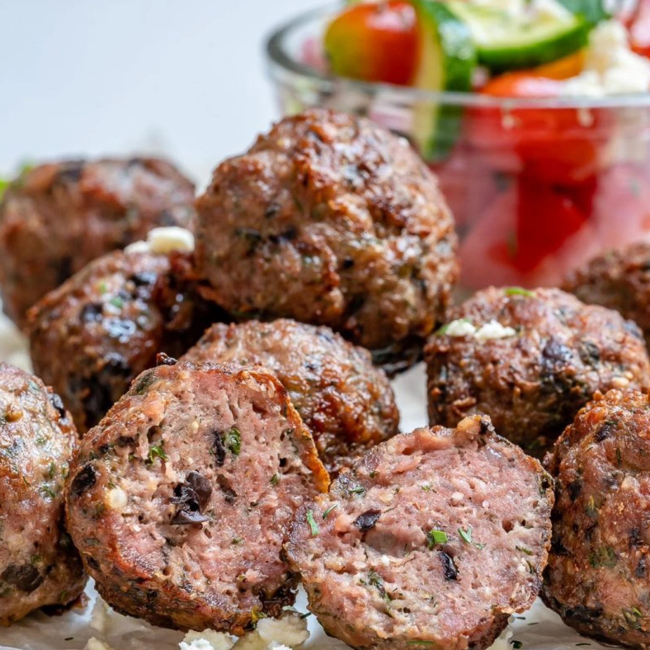 Alternative view of 100% Grass-Fed Local Beef Meatballs, Uncooked