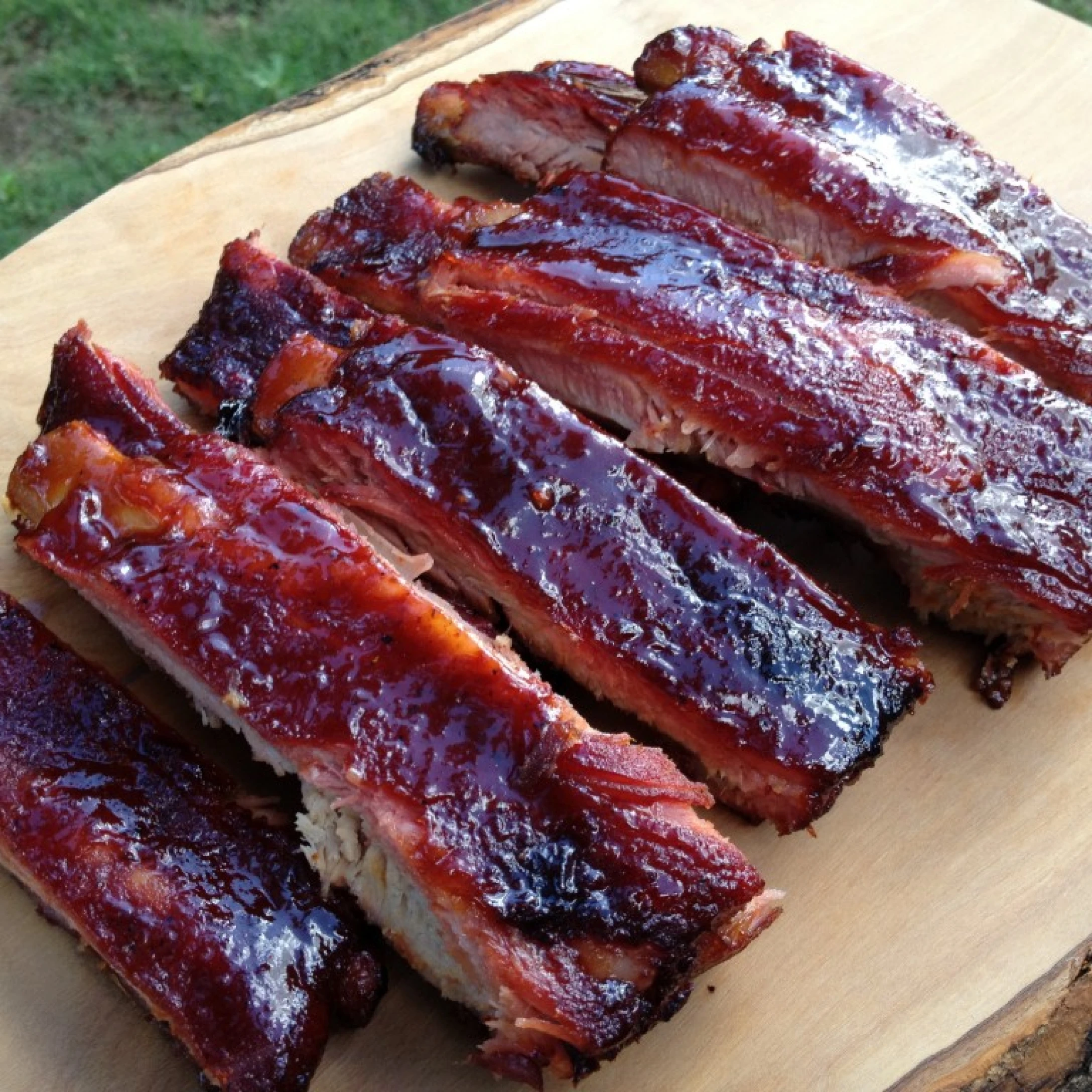 Alternative view of St. Louis-Style Pork Spareribs, Raised w/o Antibiotics