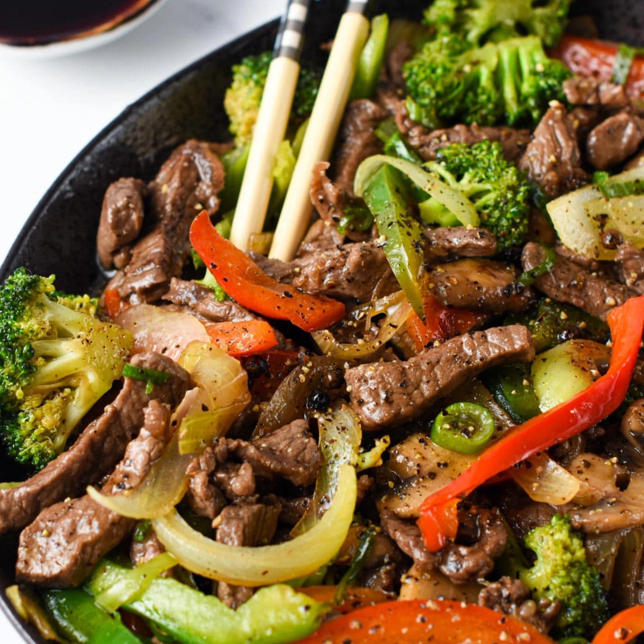 Alternative view of 100% Grass-Fed Local Beef Fajita Strips