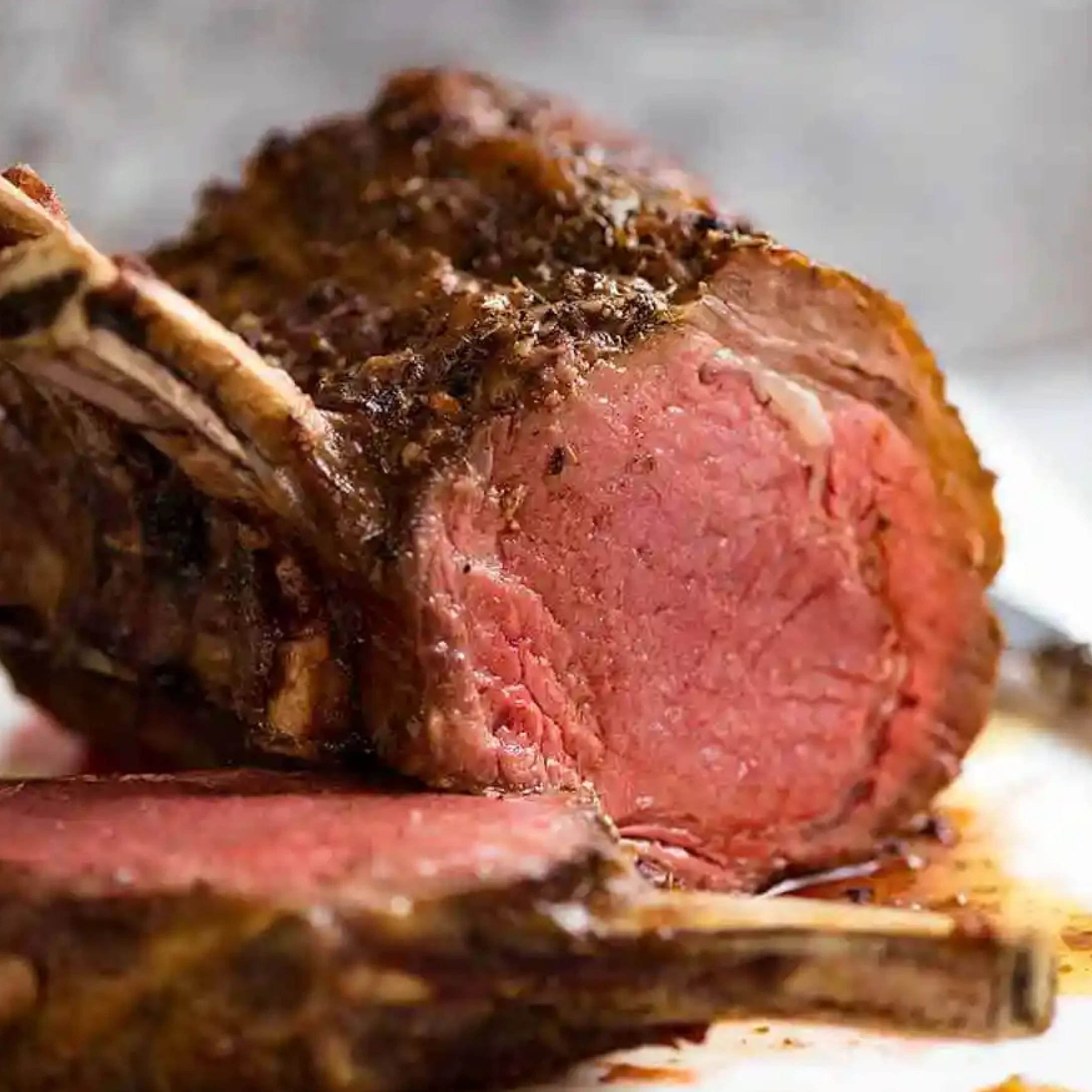 Alternative view of 100% Grass-Fed Local Standing Rib Roast