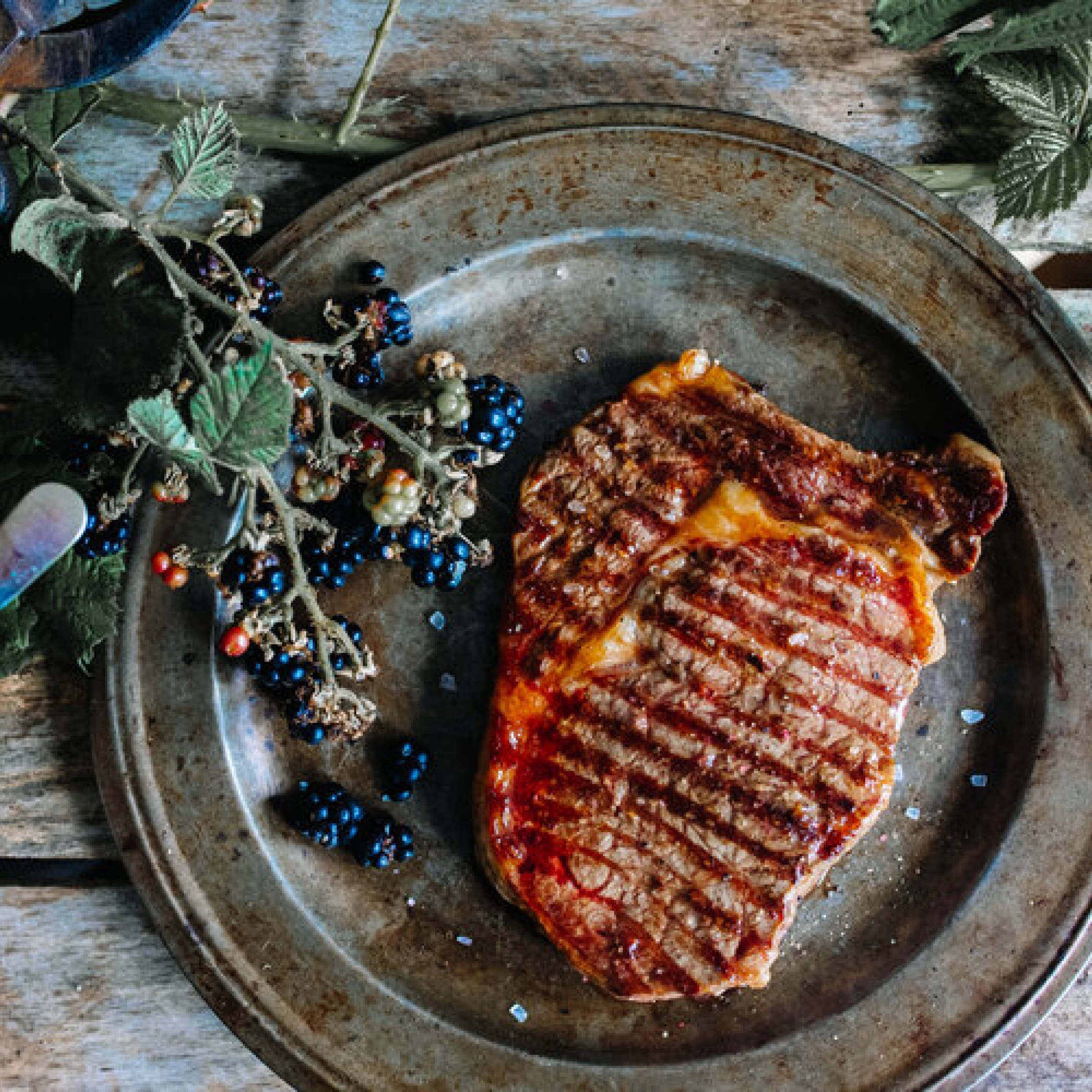 Alternative view of 100% Grass-Fed Local Beef Sandwich Steak