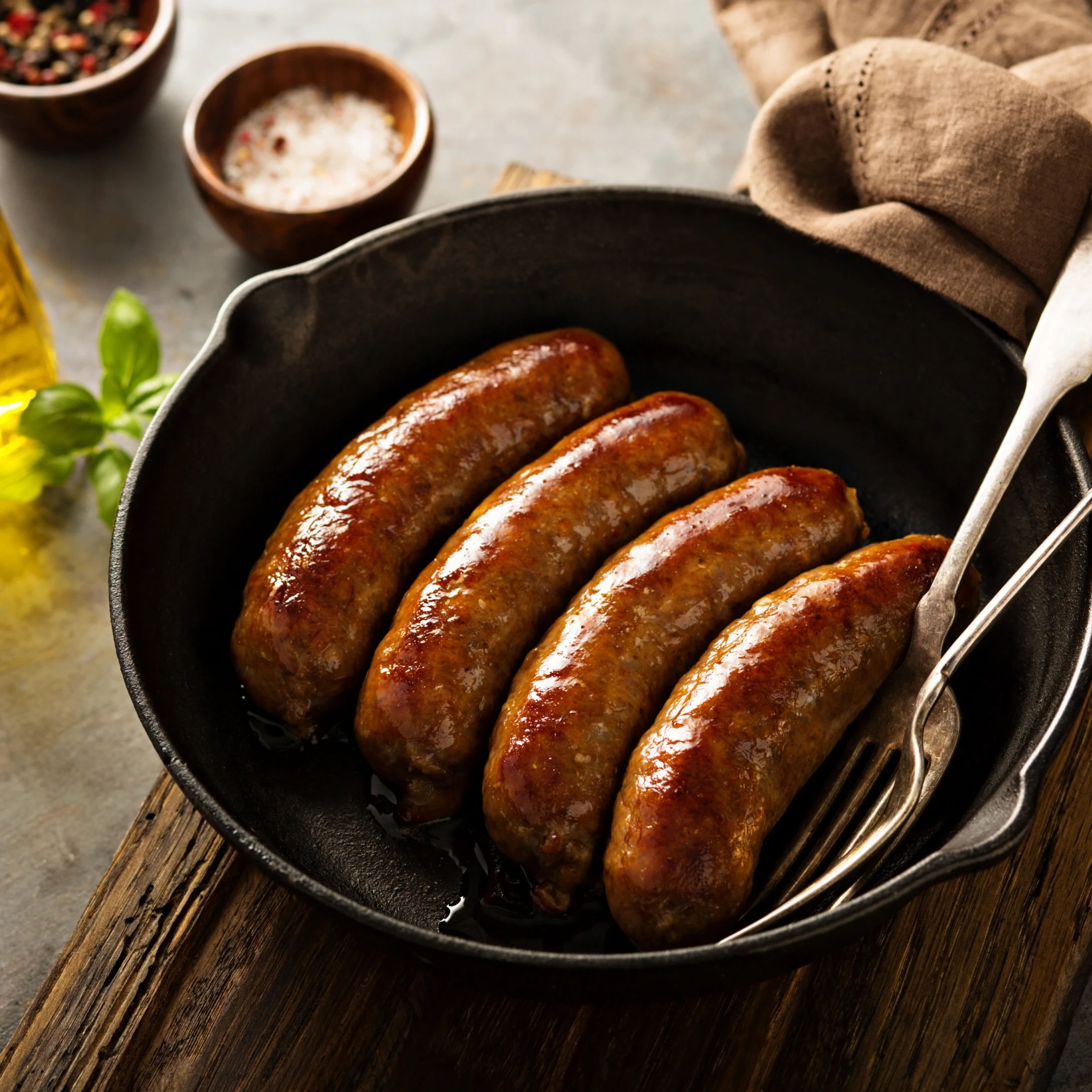 Alternative view of Pasture-Raised Heritage Pork Smoked Austrian Sausage With Cheese, Non-GMO, Raised w/o Antibiotics