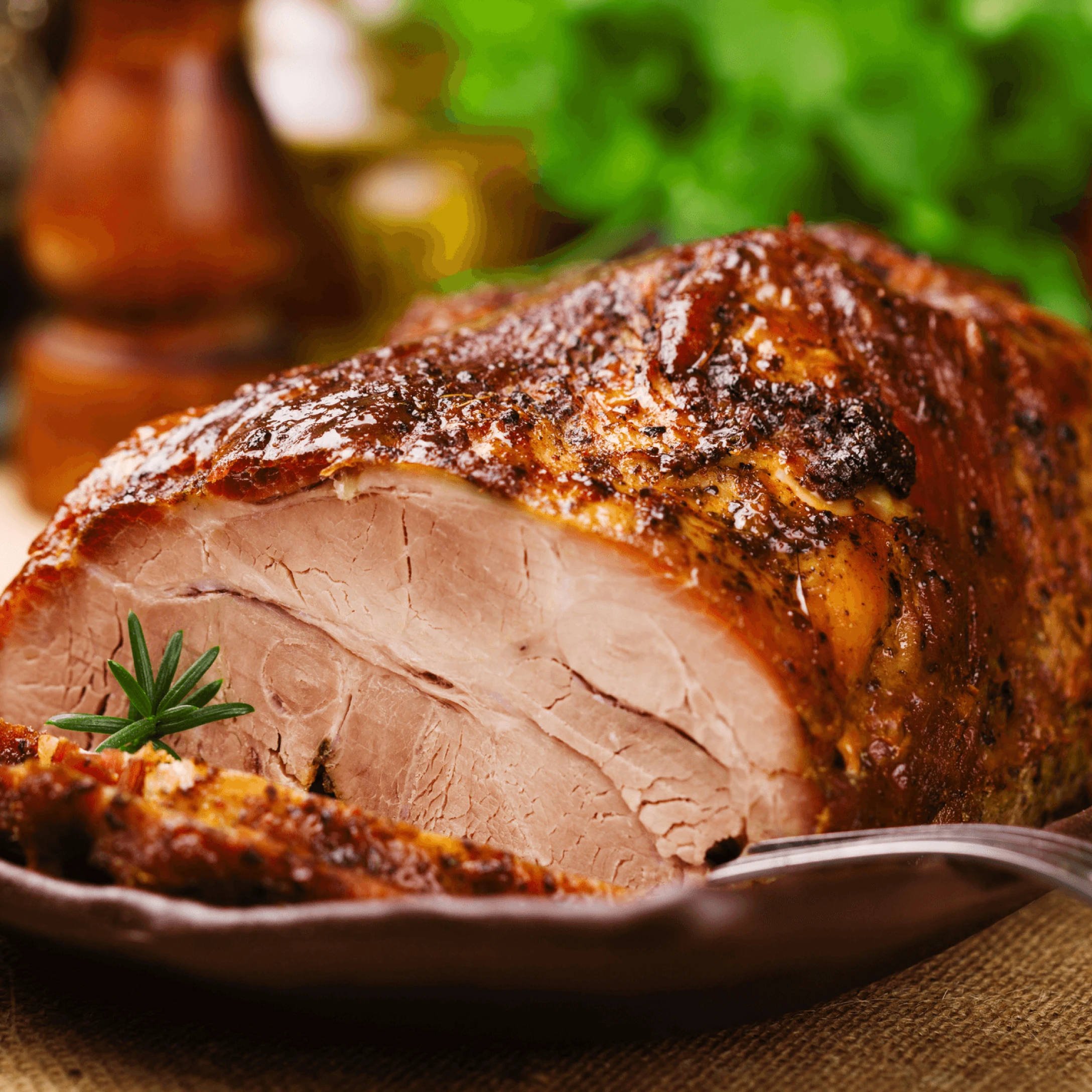 Alternative view of Pasture-Raised Heritage Boneless Pork Shoulder Roast, Non-GMO, Raised w/o Antibiotics