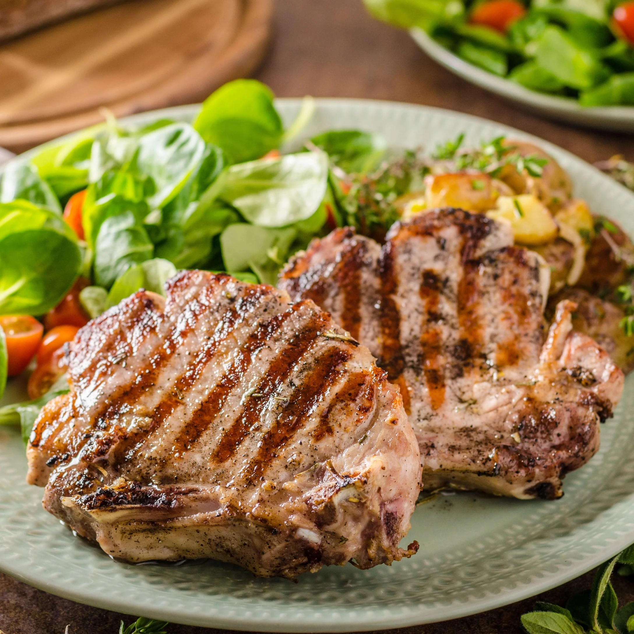 Alternative view of Pasture-Raised Heritage Bone-In Pork Boston Butt Roast, Non-GMO, Raised w/o Antibiotics