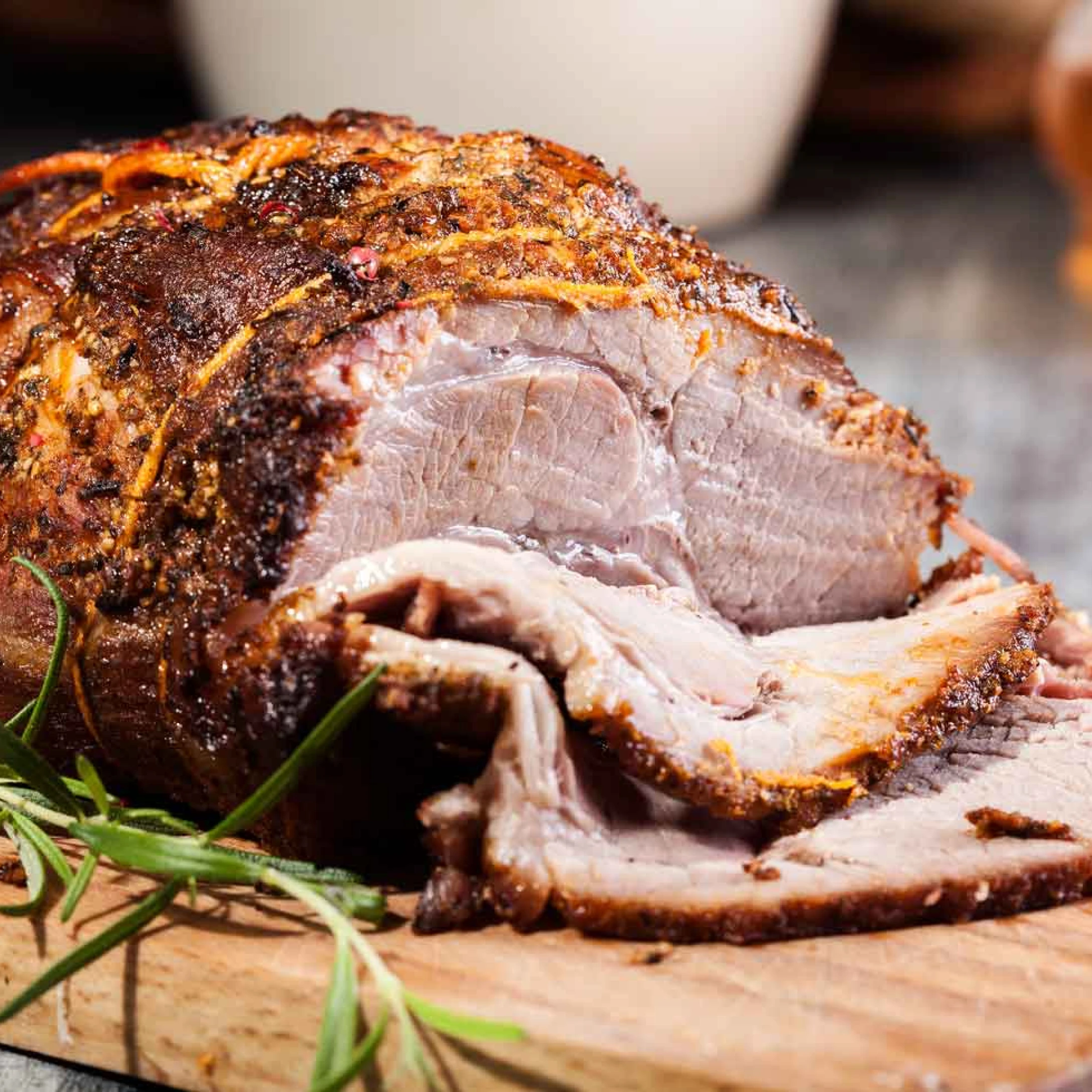 Alternative view of Pasture-Raised Heritage Premium Petite Boneless Pork Shoulder Roast, Non-GMO, Raised w/o Antibiotics