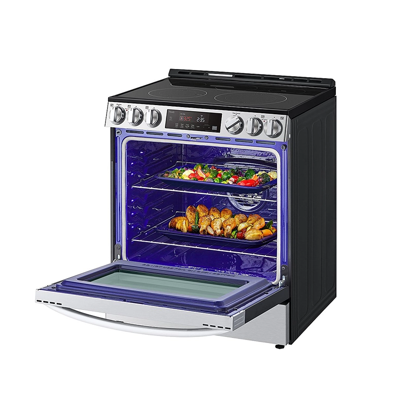 Alternative view of LG - 6.3 Cu. Ft. Smart Slide-In Electric True Convection Range