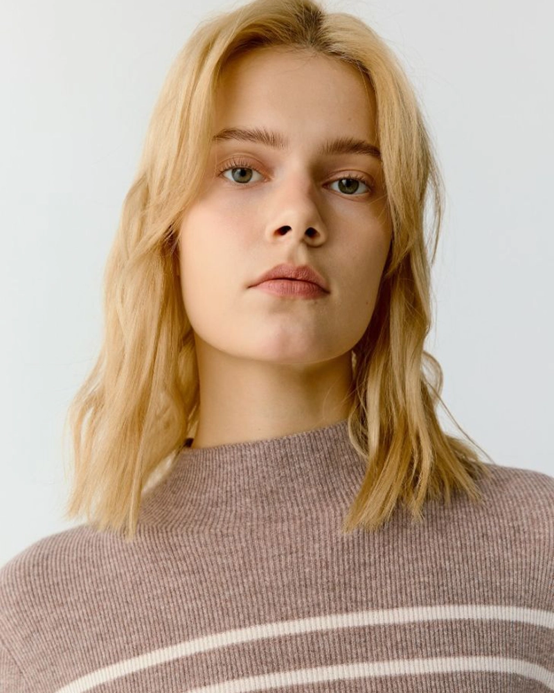 Alternative view of ICICLE Striped Cashmere Jumper