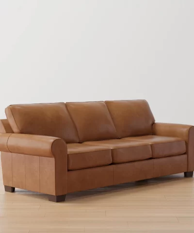 buchanan roll arm leather sofa xl 2