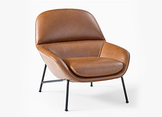 fillmore mid century leather chair 1 xl 1