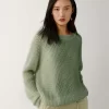 ICICLE Mohair Blended Round Neck Sweater