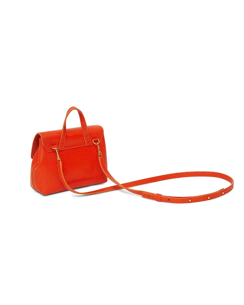 Alternative view of Jos' Mini Soft Lady Bag Snake Embossed Leather Crossbody
