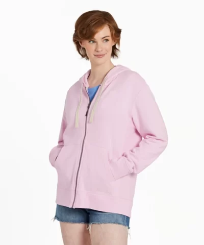 NoraLux Women's Sweet Daisy Simply True Fleece Zip Hoodie - Image 5