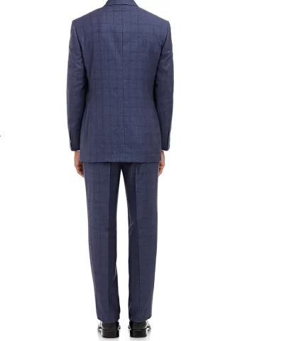 Alternative view of Canali Windowpane-Plaid Two-Button C Soft Suit