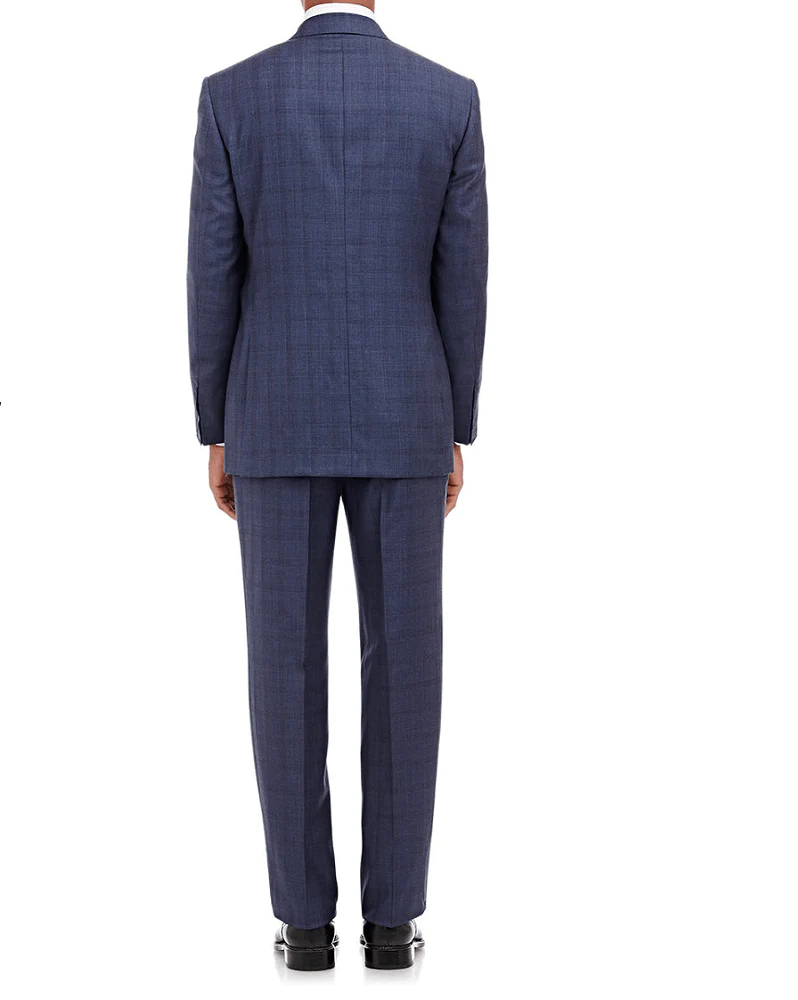 Alternative view of Canali Windowpane-Plaid Two-Button C Soft Suit