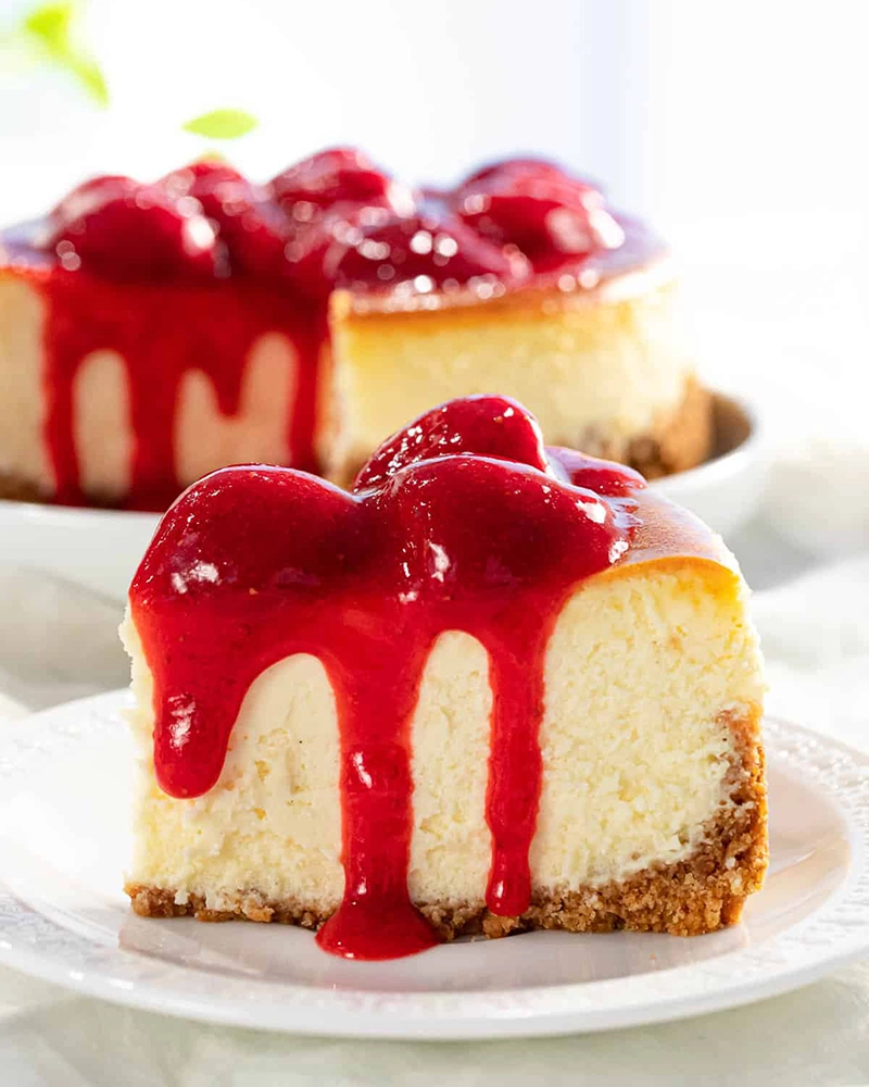 Alternative view of Sweet Strawberry Cheesecake