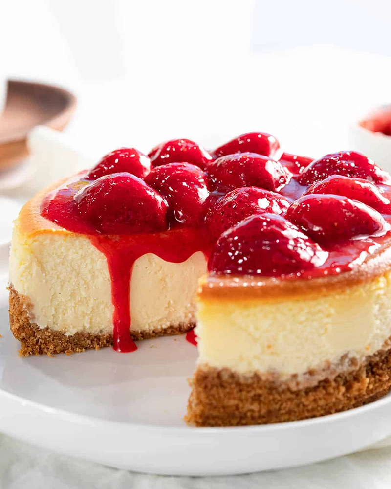 Sweet Strawberry Cheesecake