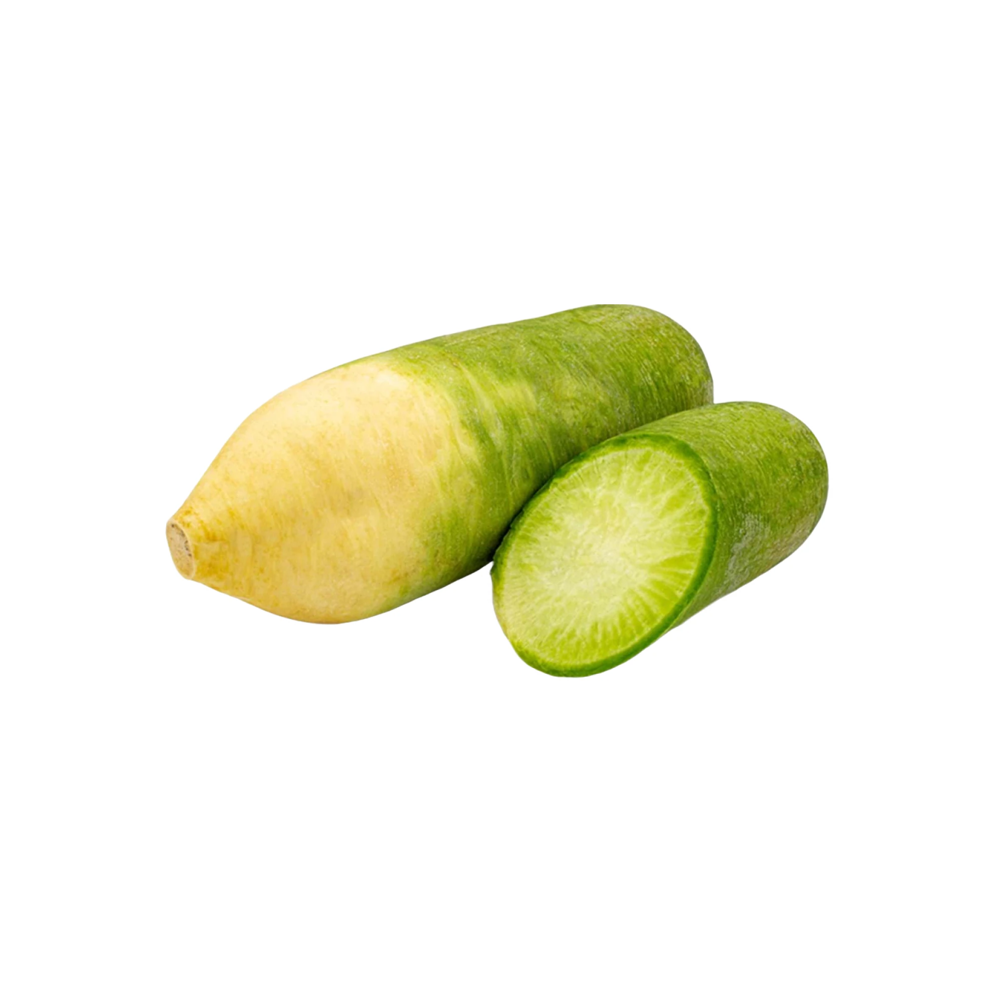Alternative view of Green Radish 1.8-2.1lbs.