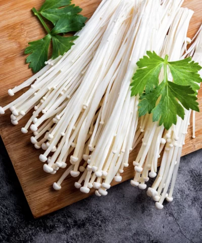American Enoki Mushrooms 150 g - Image 3