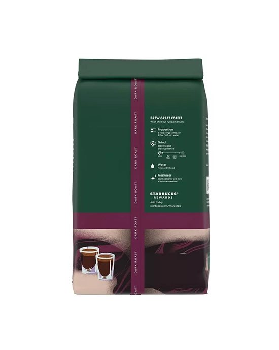 Alternative view of Starbucks Espresso Roast Dark Roast Whole Bean Coffee - 12oz