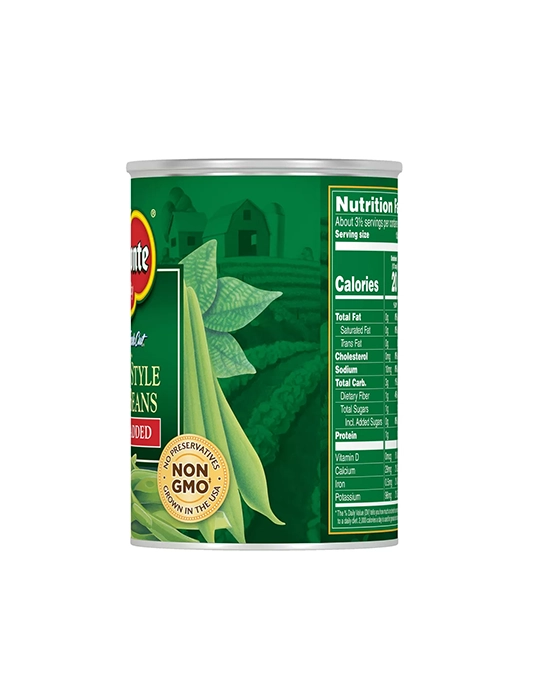 Alternative view of Del Monte No Salt Added French Style Green Beans - 14.5oz