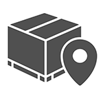 parcel tracking simple icon delivery monitoring vector 19589310