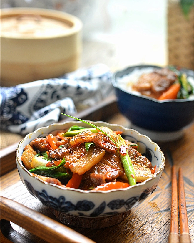 Alternative view of Twice Cooked Pork Slices (回鍋肉)