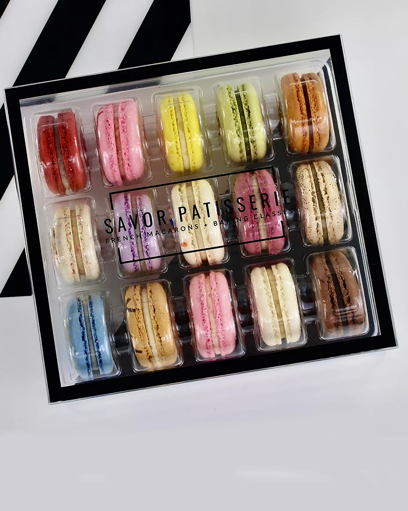 One of Everything French Macarons Gift Box, 15 Piece