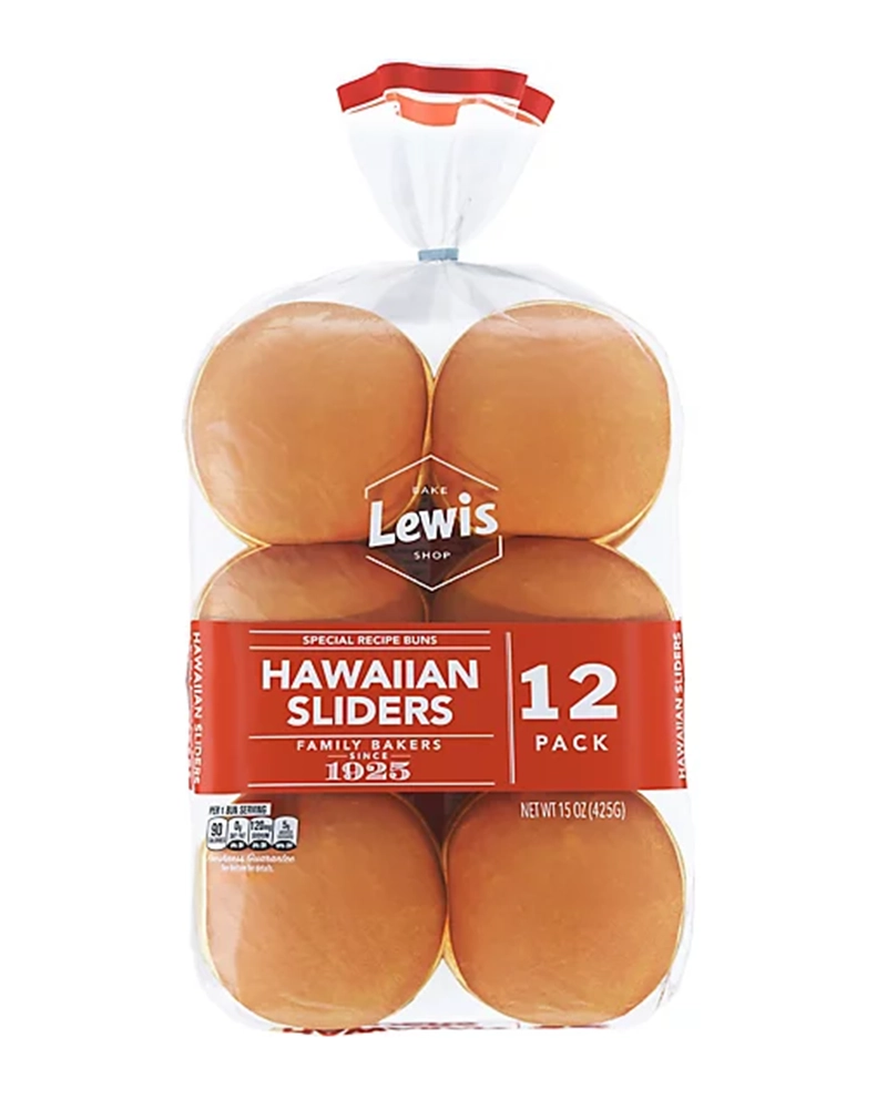 Lewis Hawaiian Slider Buns 12 Pack