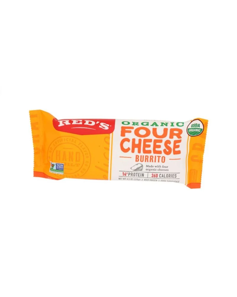 Red's All Natural Organic Four Cheese Burrito 4.5 oz