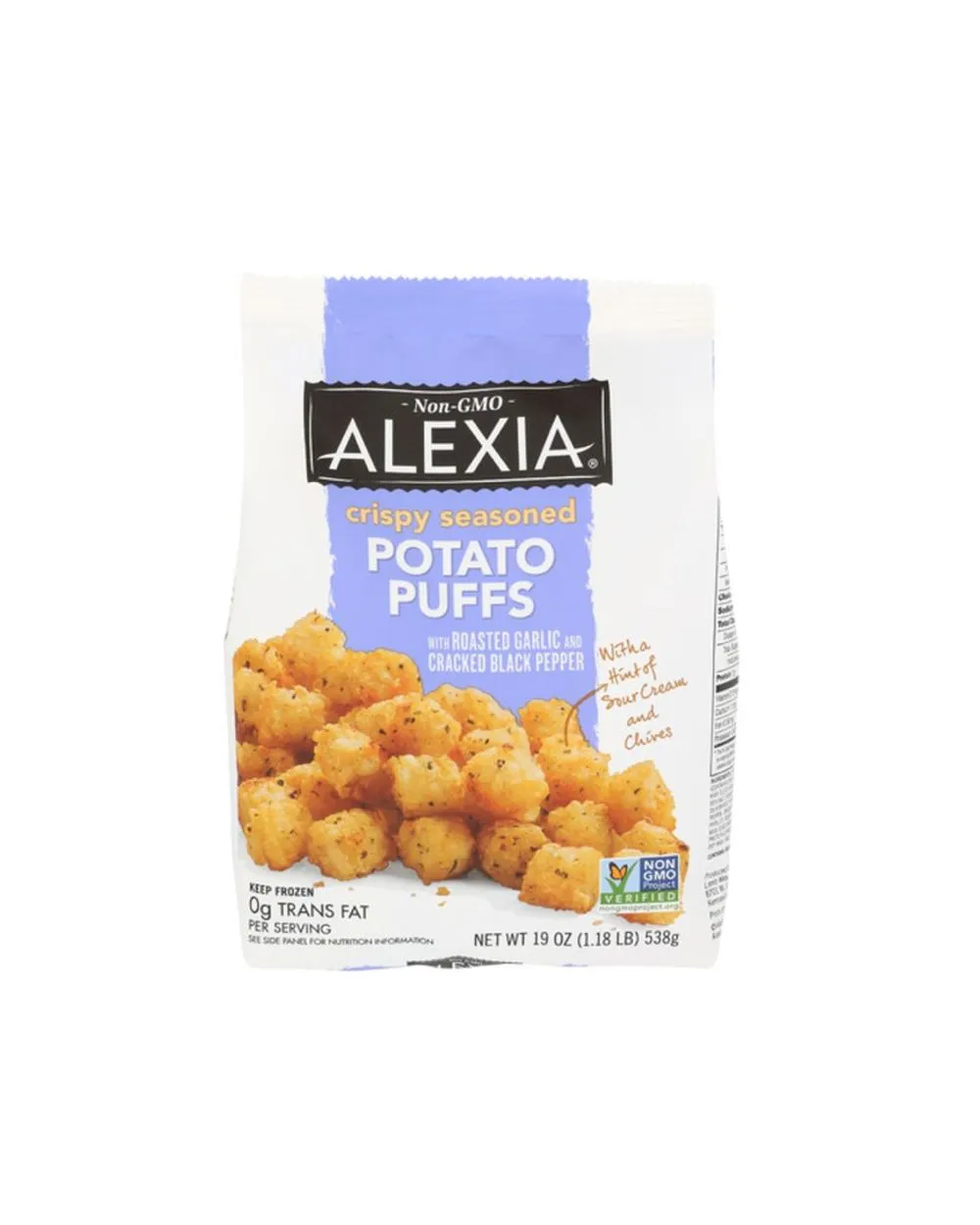 alexia crispy seasoned potato puffs