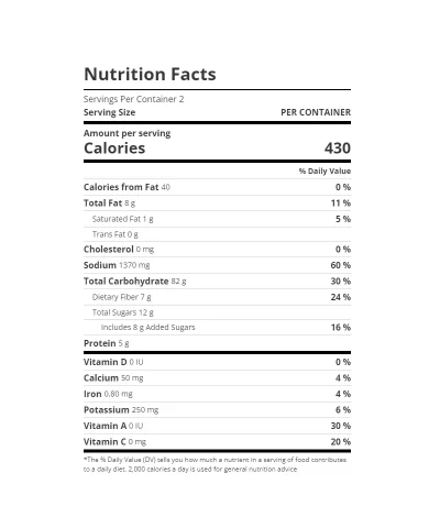feel good foods vegetable potstickers 10 oz nutrition