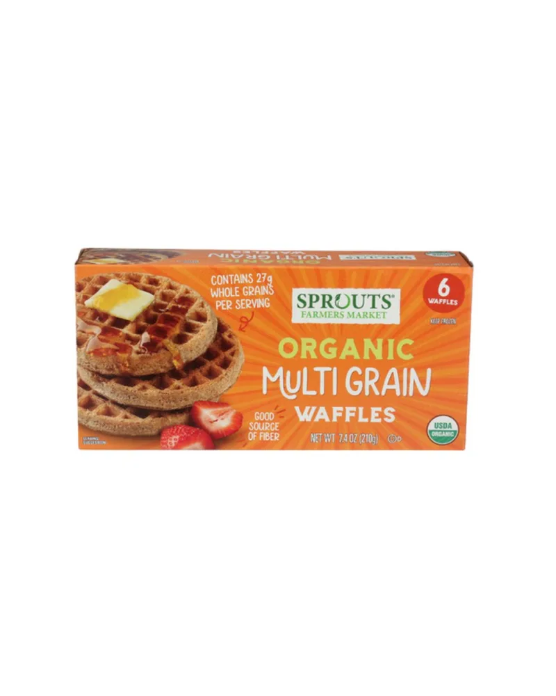 sprouts organic multigrain waffles 7 4 oz