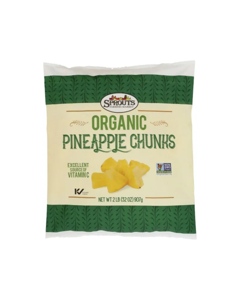 Sprouts Organic Pineapple Chunks 32 oz