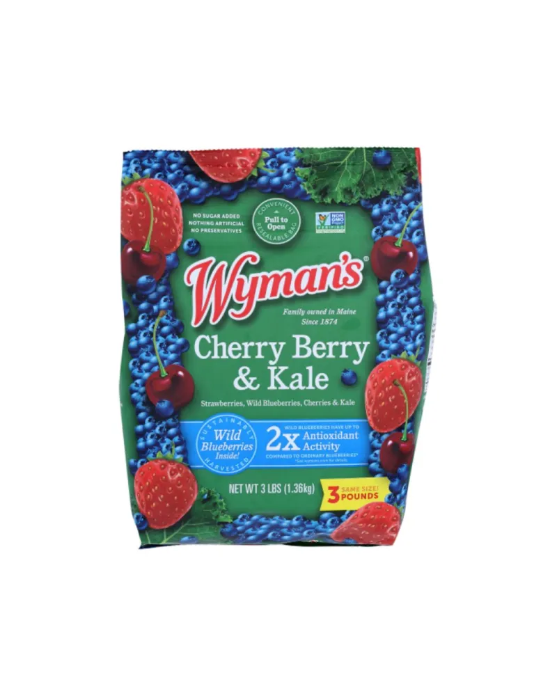 Wyman's Strawberry Blueberry & Cherry with Kale 3lbs.