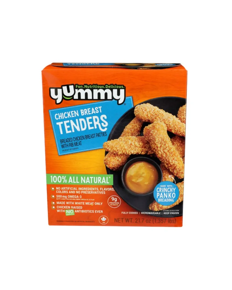 Yummy All Natural Chicken Breast Tenders 21.7 oz