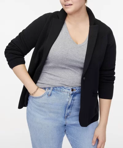 J. Crew Factory Schoolboy Sweater Blazer - Image 9