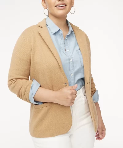 J. Crew Factory Schoolboy Sweater Blazer - Image 7
