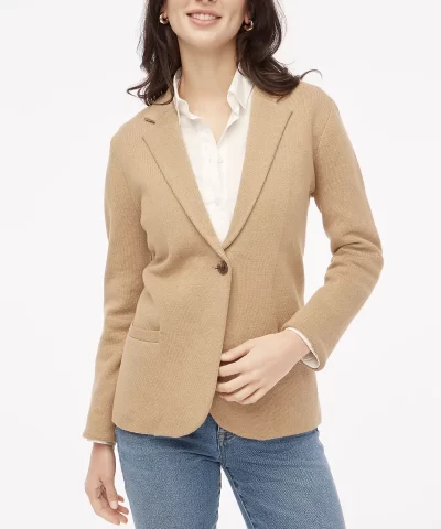 J. Crew Factory Schoolboy Sweater Blazer - Image 5