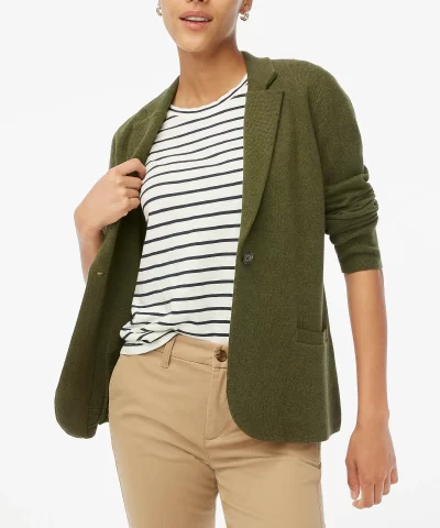 J. Crew Factory Schoolboy Sweater Blazer - Image 6