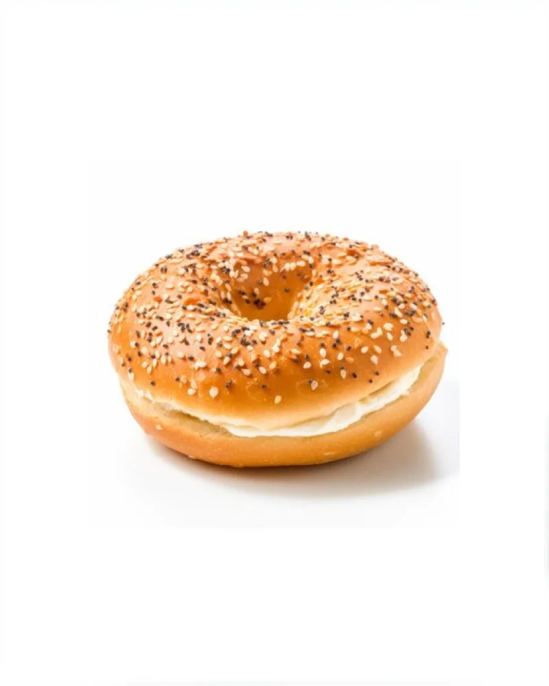Cream Cheese and Jelly on a Mini Bagel