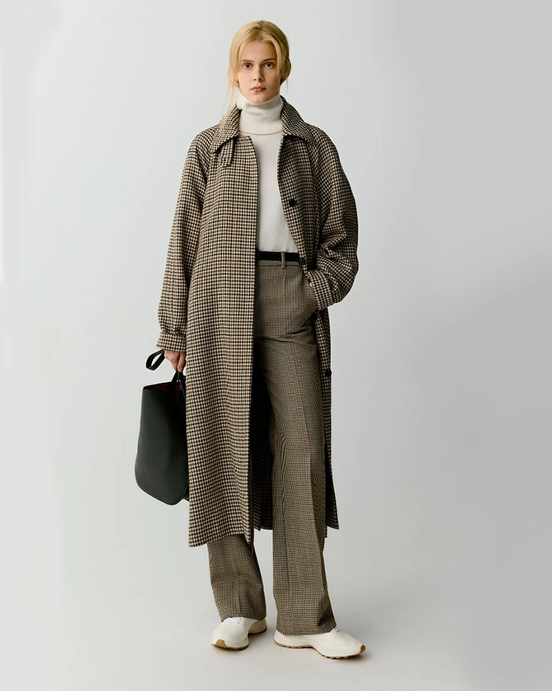 ICICLE Classic Wool Trench Coat