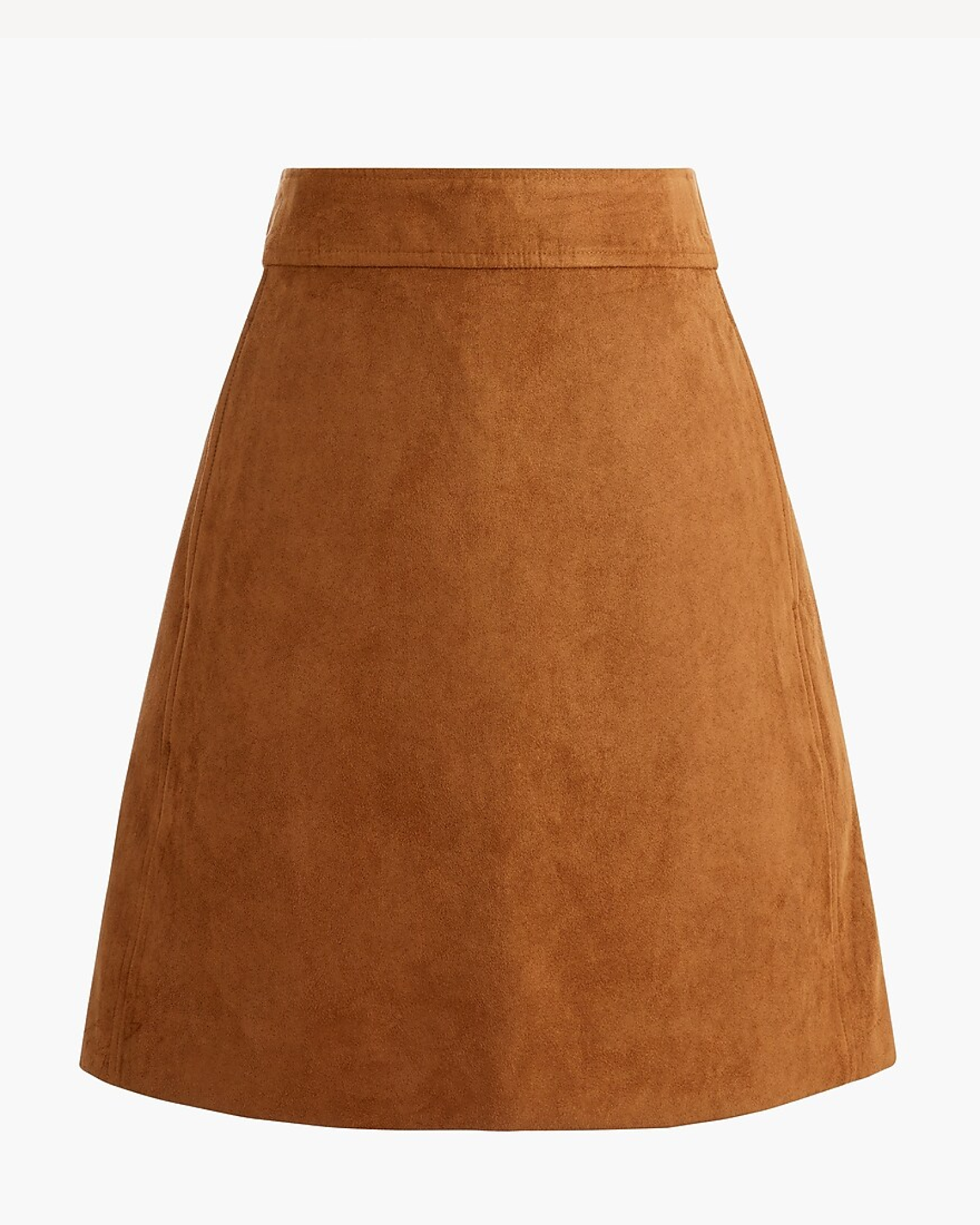 Alternative view of Faux-suede mini skirt
