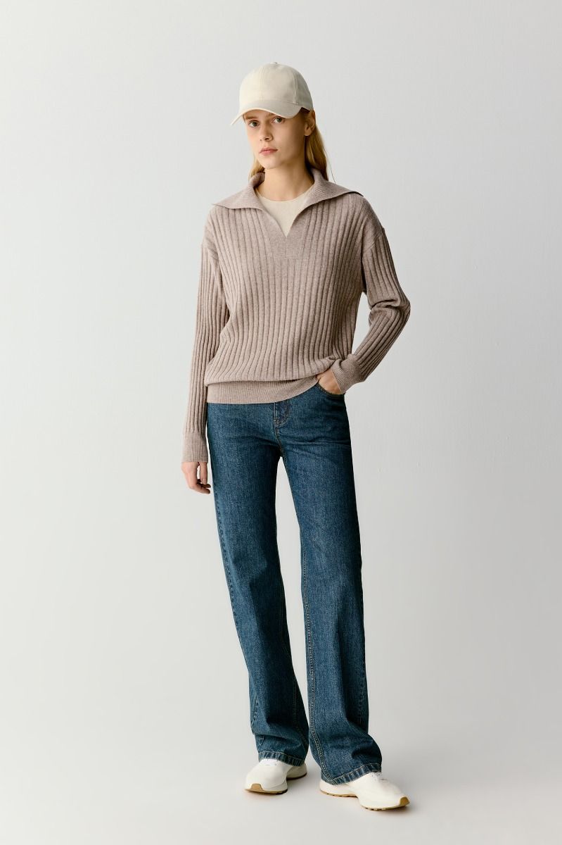 Alternative view of ICICLE V-Neck Cashmere Jumper