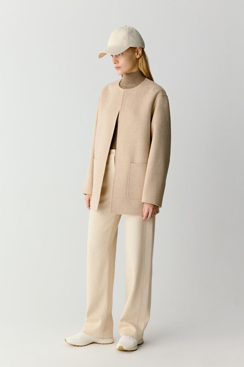 Alternative view of ICICLE Double Face Wool And Camel Hair Coat