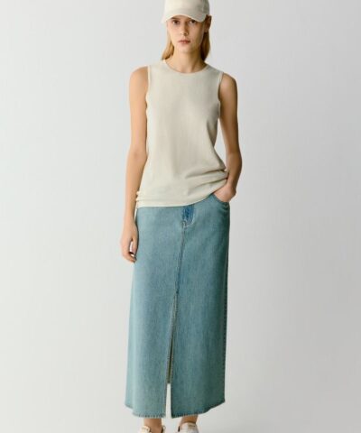 Alternative view of ICICLE Cashmere Tank Top