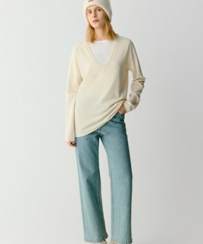 Alternative view of ICICLE V-Neck Cashmere Jumper