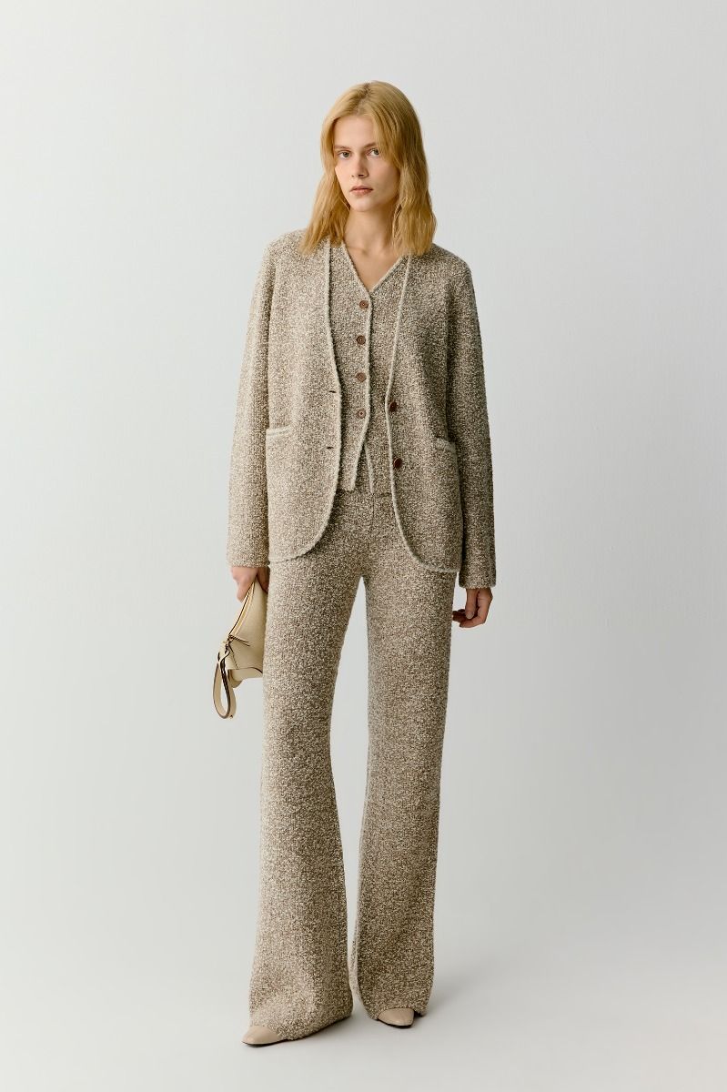 Alternative view of ICICLE V-neck Wool And Cashmere Cardigan